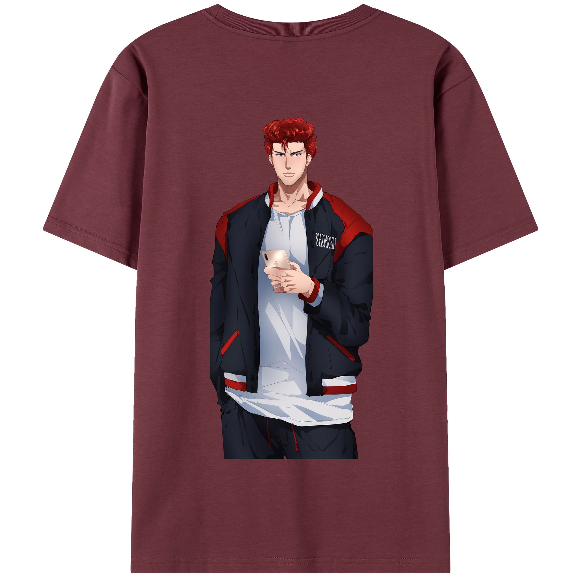 SLAM DUNK／スラムダンク 綿100％半袖Tシャツ（背面プリント）